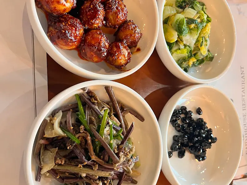 다채로운 반찬 클로즈업