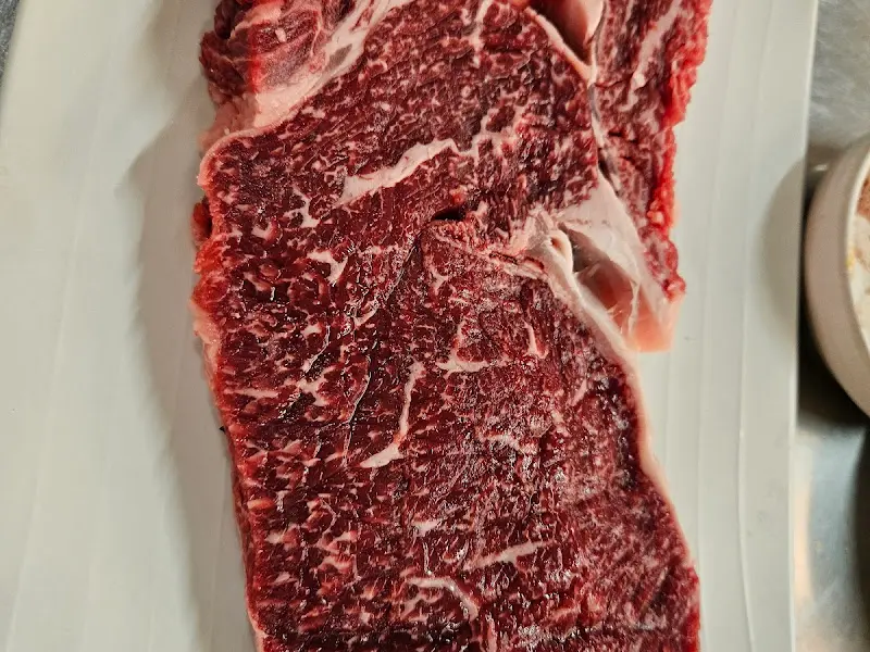 환상적인 마블링의 등심