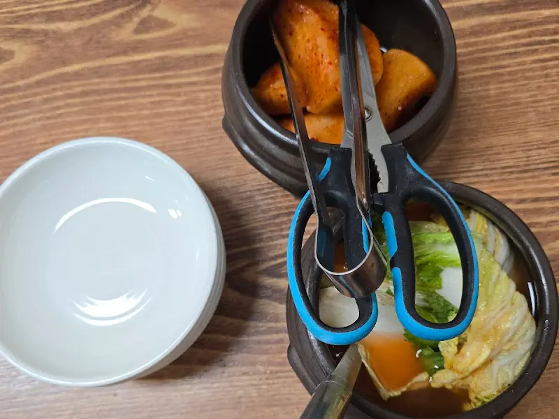 회령손만두국 기본 반찬