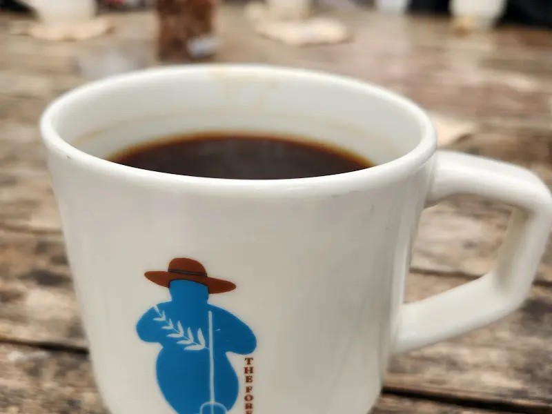 카페 외부 정원