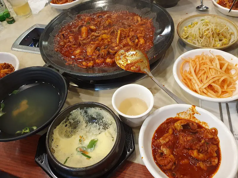 쭈꾸미 한 상 차림