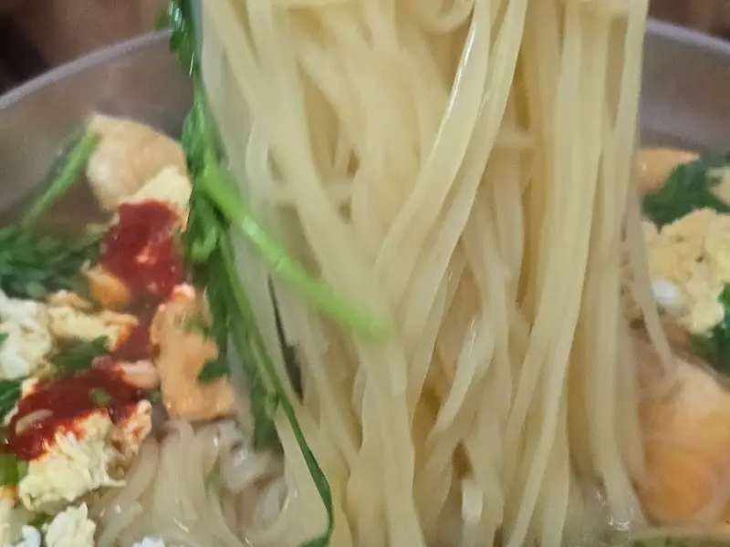 탱탱한 쫄면 면발