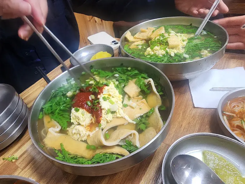 다양한 쫄면 메뉴