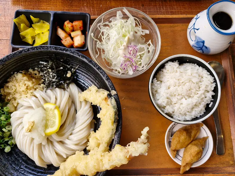 덴붓카케 우동 정식