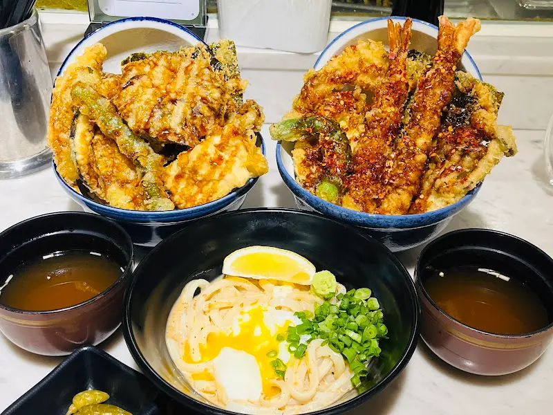 다양한 텐동 메뉴