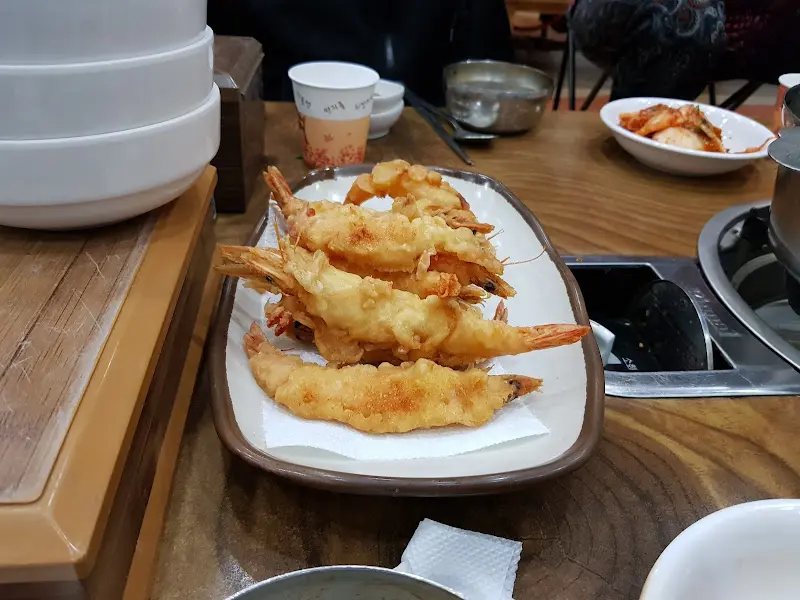 새우튀김의 황홀한 자태