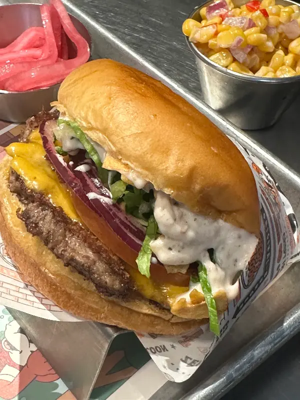 더블 치즈 버거