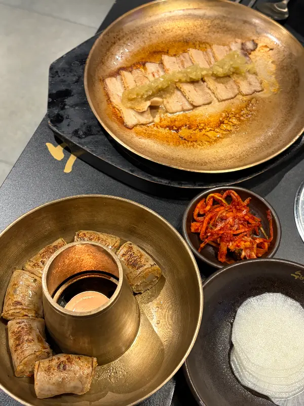 수백당의 대표 메뉴, 마늘순대의 아름다운 자태