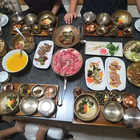 모심정 한상차림