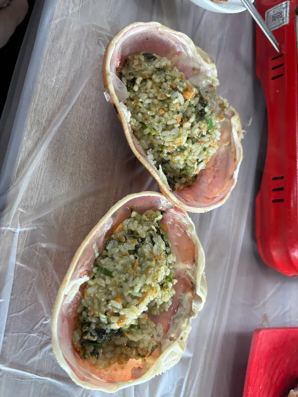 고소한 게딱지 볶음밥