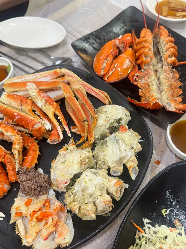 만족스러운 식사를 마치고