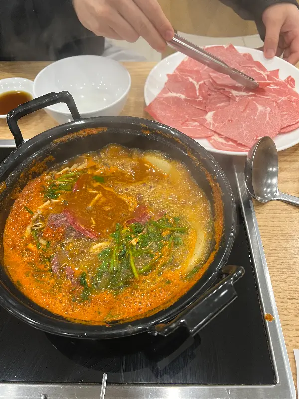 등촌샤브칼국수 샤브샤브