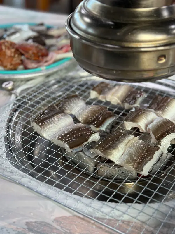 장어구이 한 상 차림