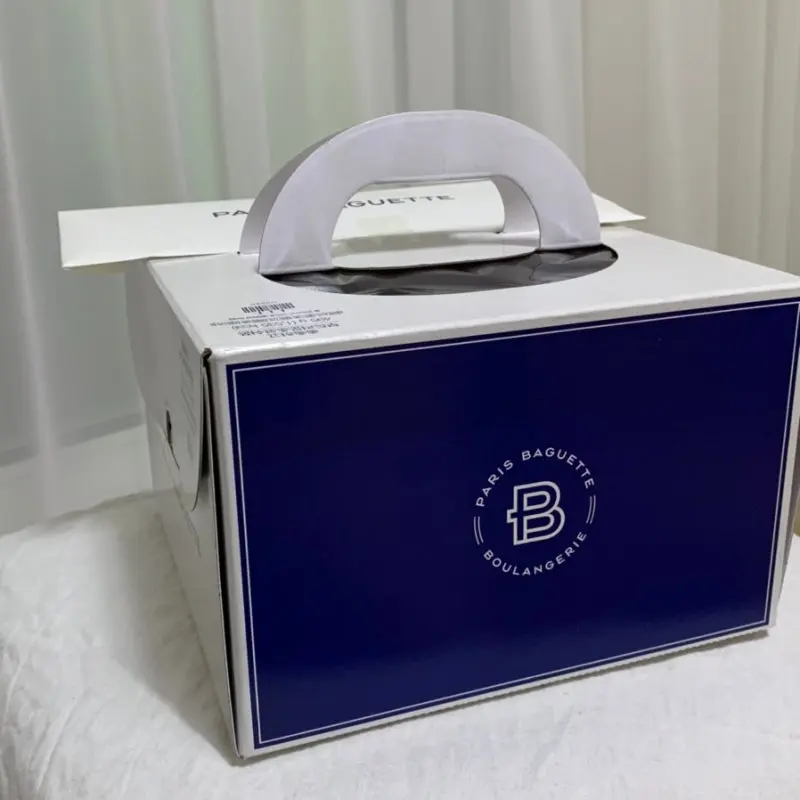 파리바게뜨 케이크 상자