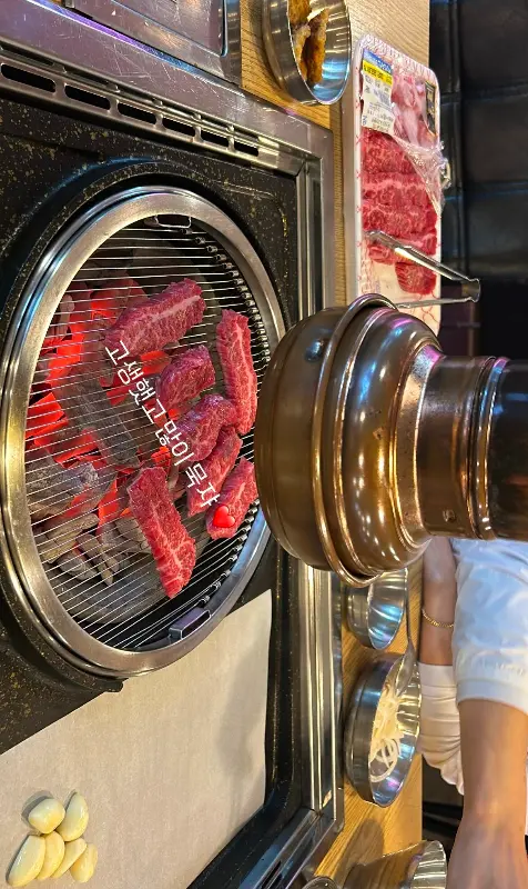 고기의 환상적인 마블링