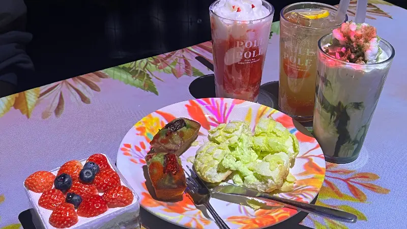 폴레폴레의 디저트와 음료