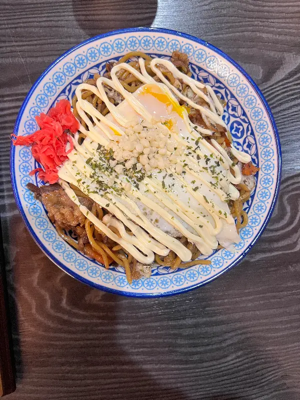 짚불 훈연 소고기 야끼소바