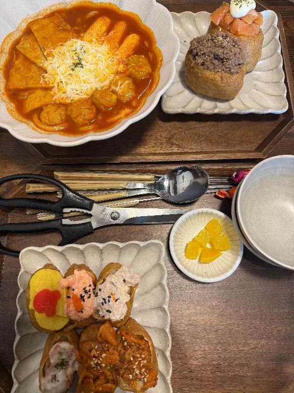 푸짐한 유부초밥