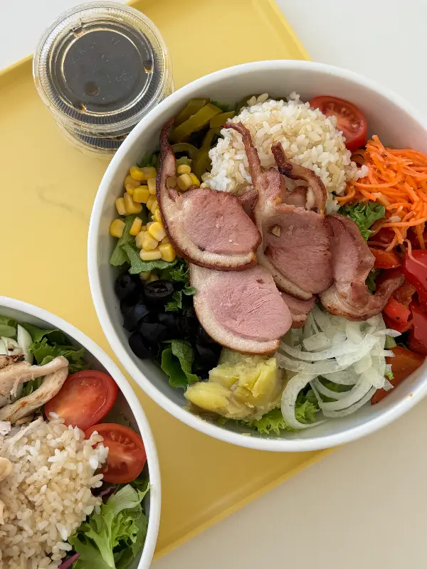 닭가슴살 포케 근접샷