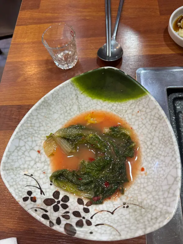 수영한우양곱창의 밑반찬