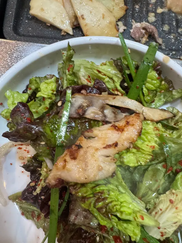 곱창과 겉절이의 조화