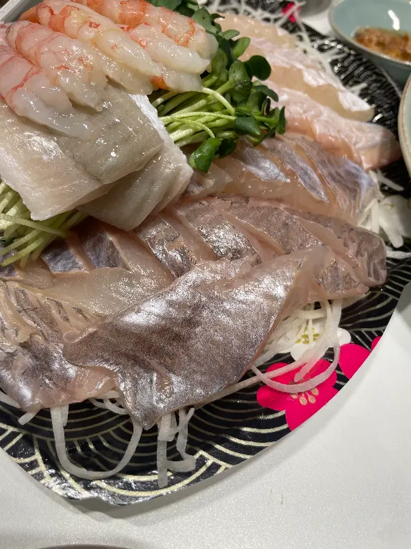 싱싱한 활어회 한 상차림
