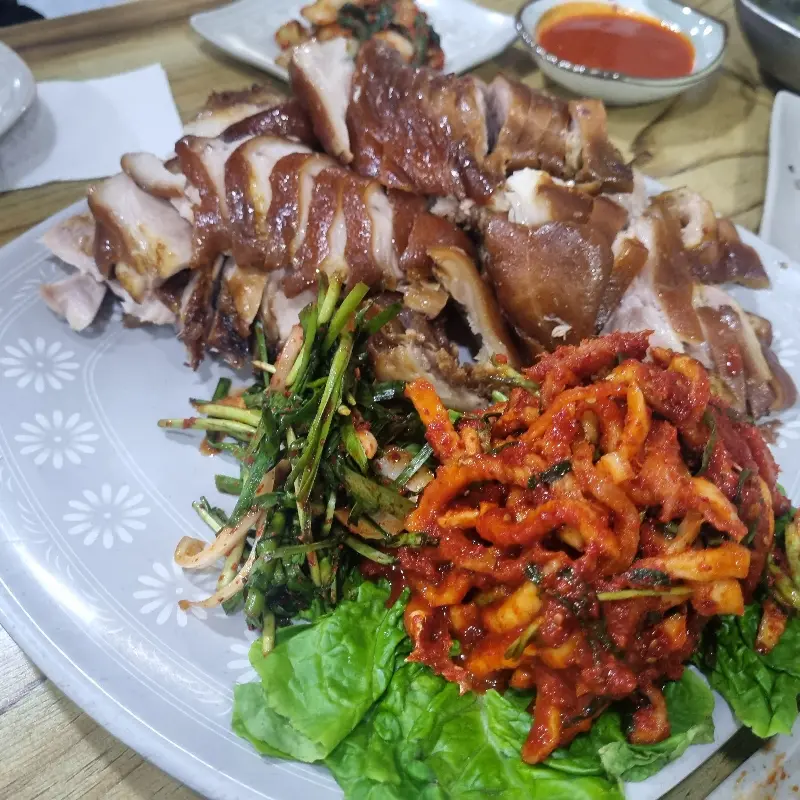 신안먹거리 단체 메뉴