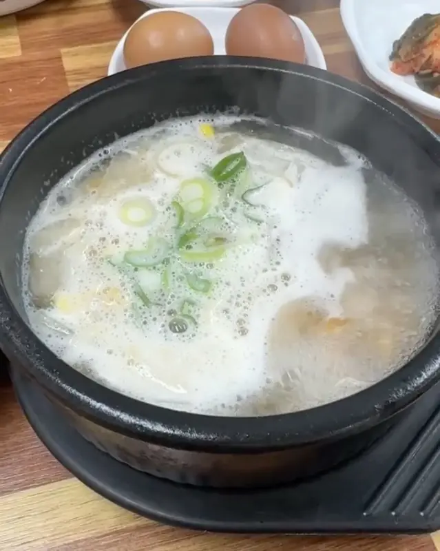 소고기뭇국 한 상 차림