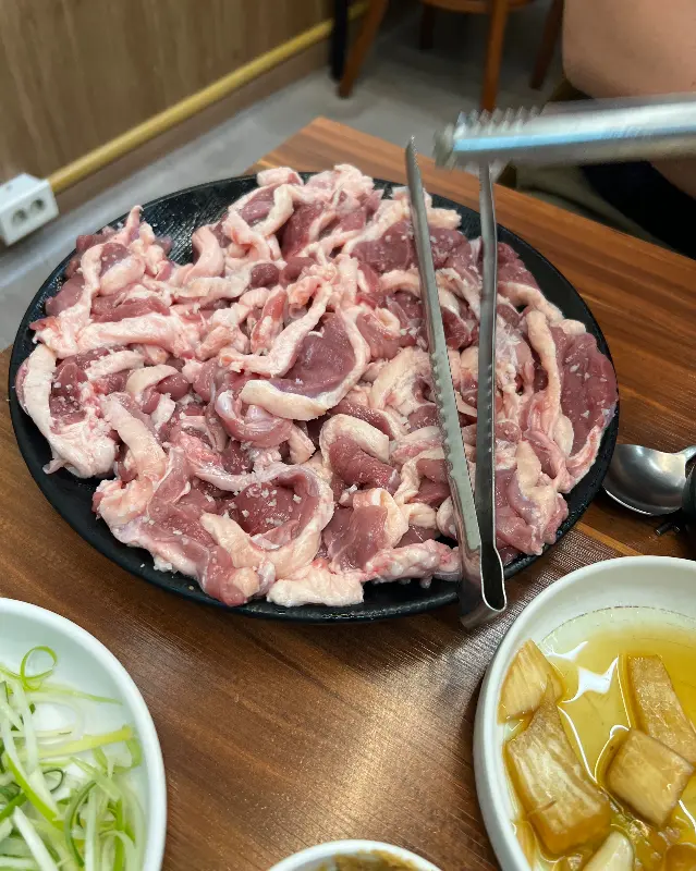 오리 한 상 차림