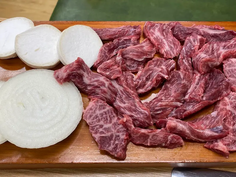 신선한 한우 모듬