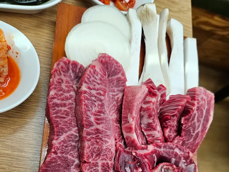 신선한 고기의 자태