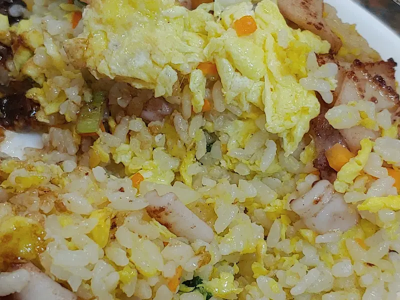 해물볶음밥 근접샷