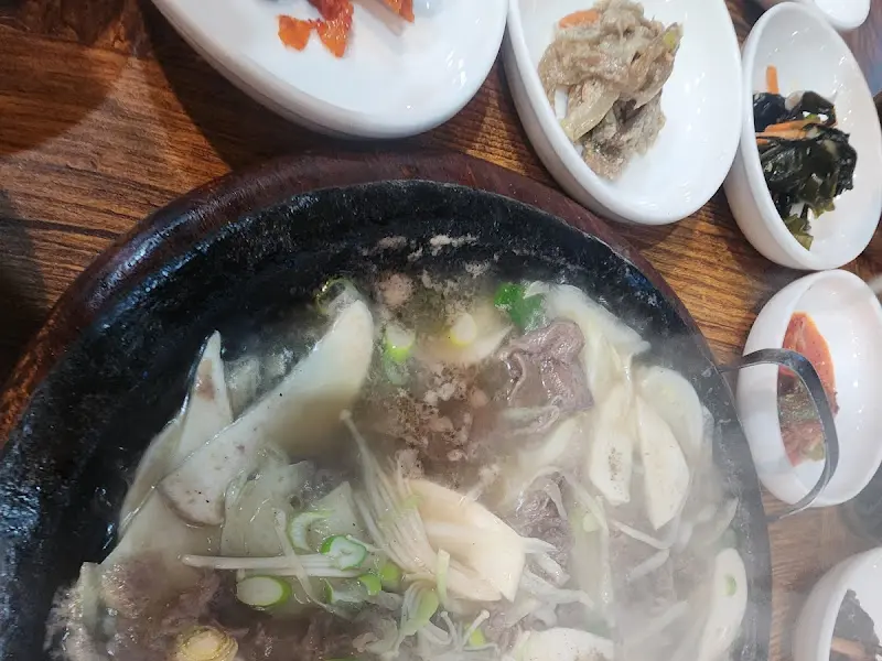 한상차림 근접샷