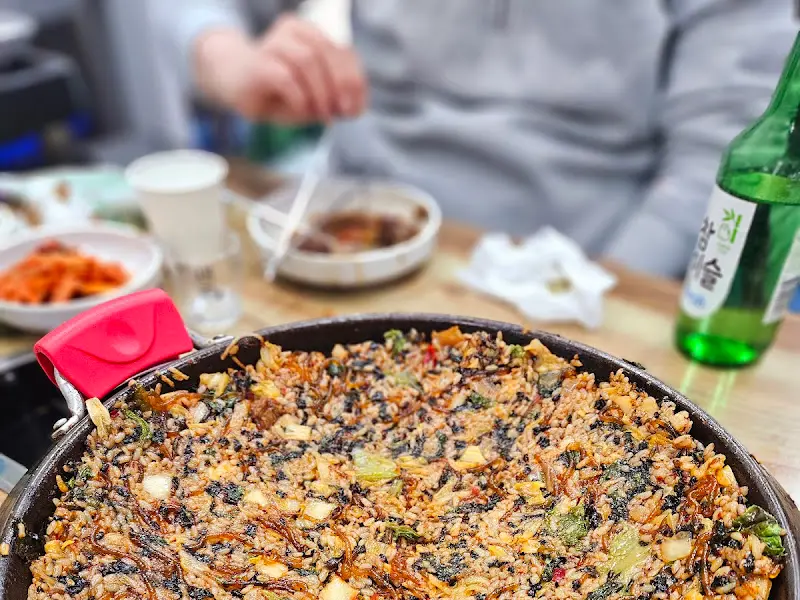 오징어불갈비찜 볶음밥