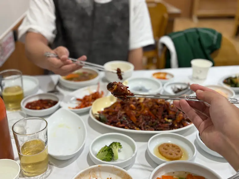 낙지볶음과 술 한 잔