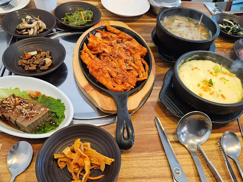 백제회관 상차림