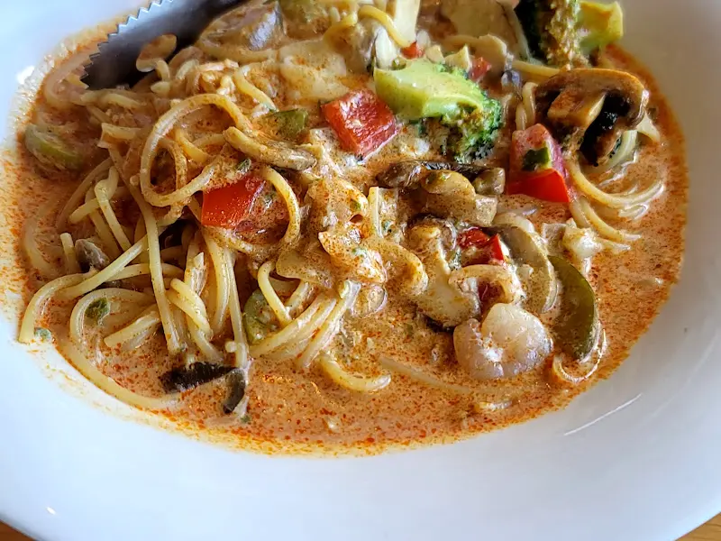 해산물이 듬뿍 들어간 파스타