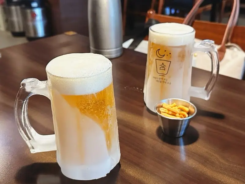 살얼음 맥주