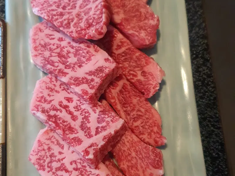 입맛을 돋우는 우등한우의 마블링