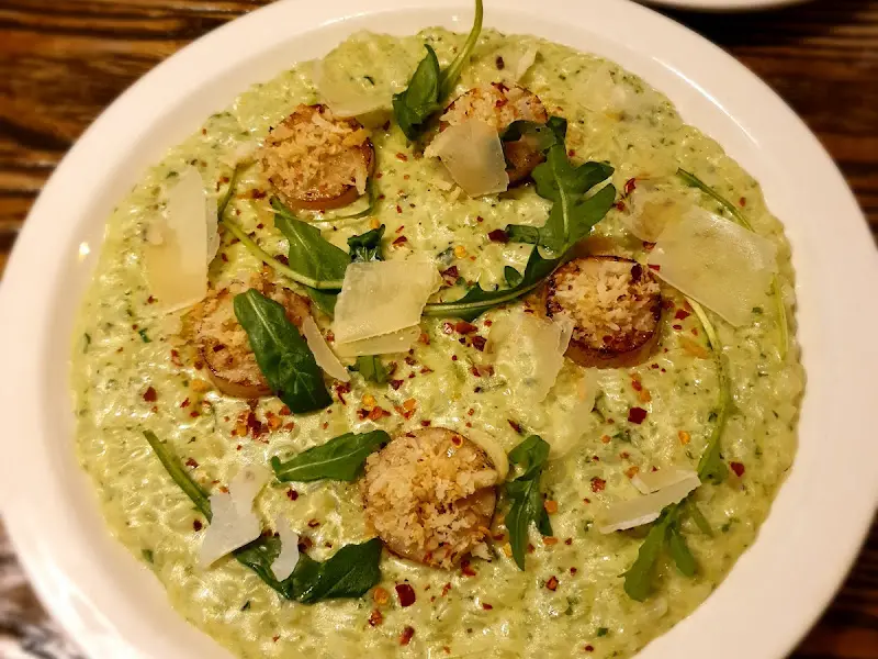 관자 바질 리조또