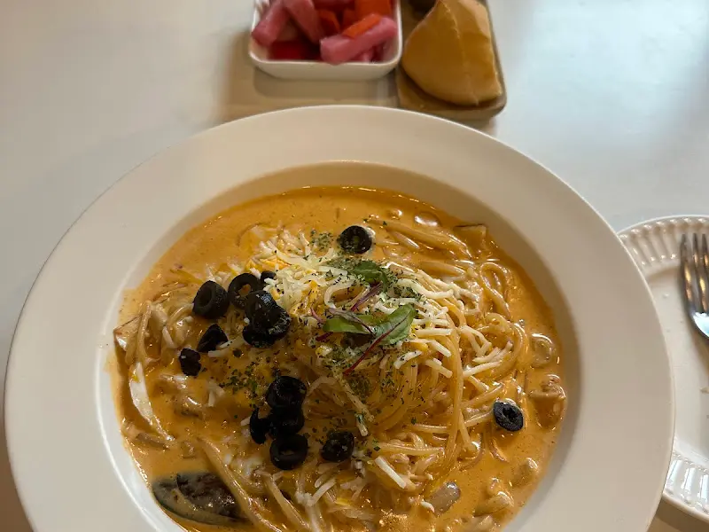 해산물 크림 파스타