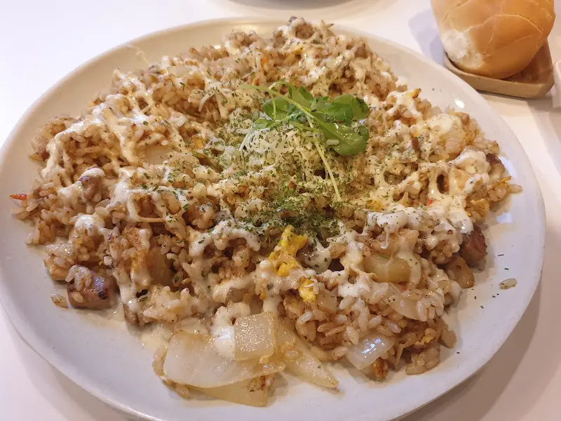 베이컨 파인애플 필라프