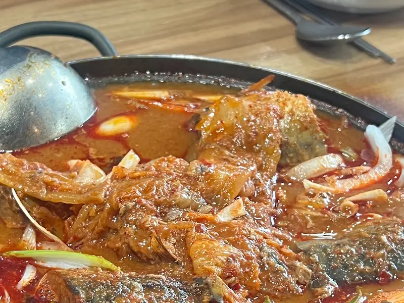 고등어 김치찜 근접샷