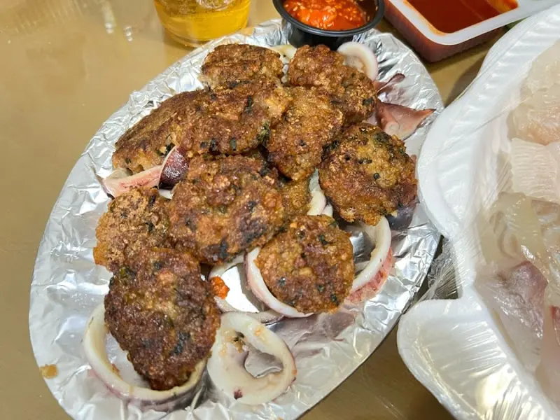 누룽지 오징어 순대