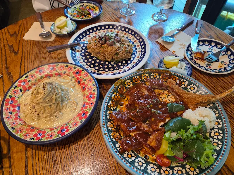 맛있는 정원 전체적인 음식 모습