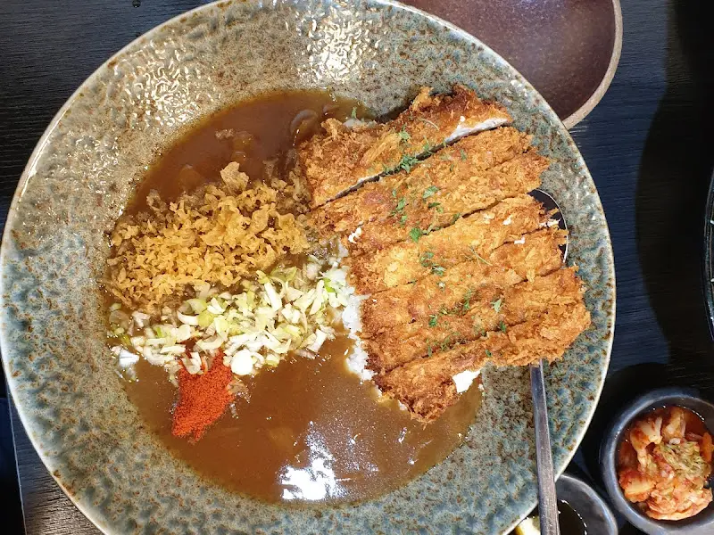 카레 돈가스 우동