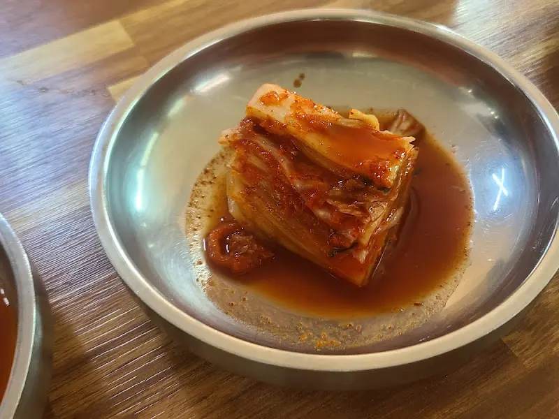 잘 익은 김치의 모습