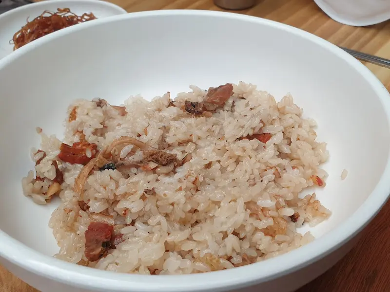 홍합밥 클로즈업