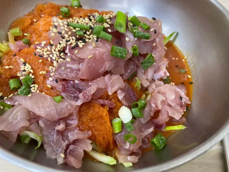 스페셜 물회의 환상적인 비주얼