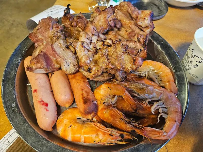 푸짐한 바베큐 한 상